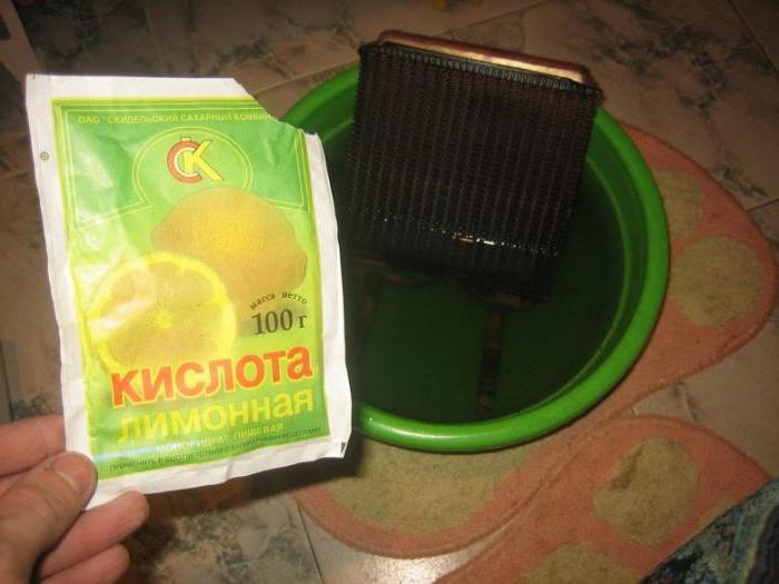 Чем промыть радиатор печки авто