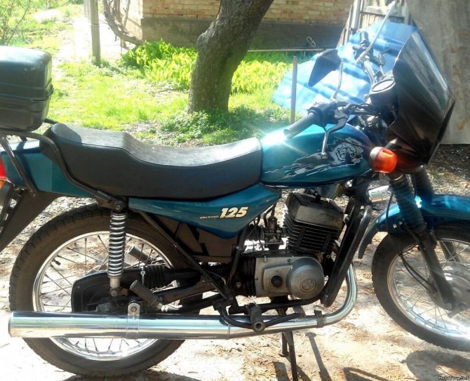 Темно синий Minsk 125 Lider
